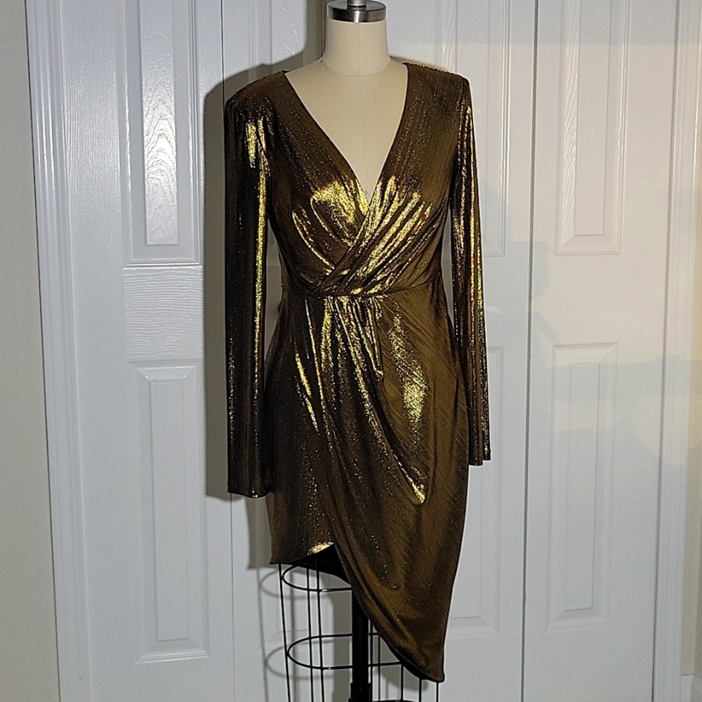 Xs gold dress